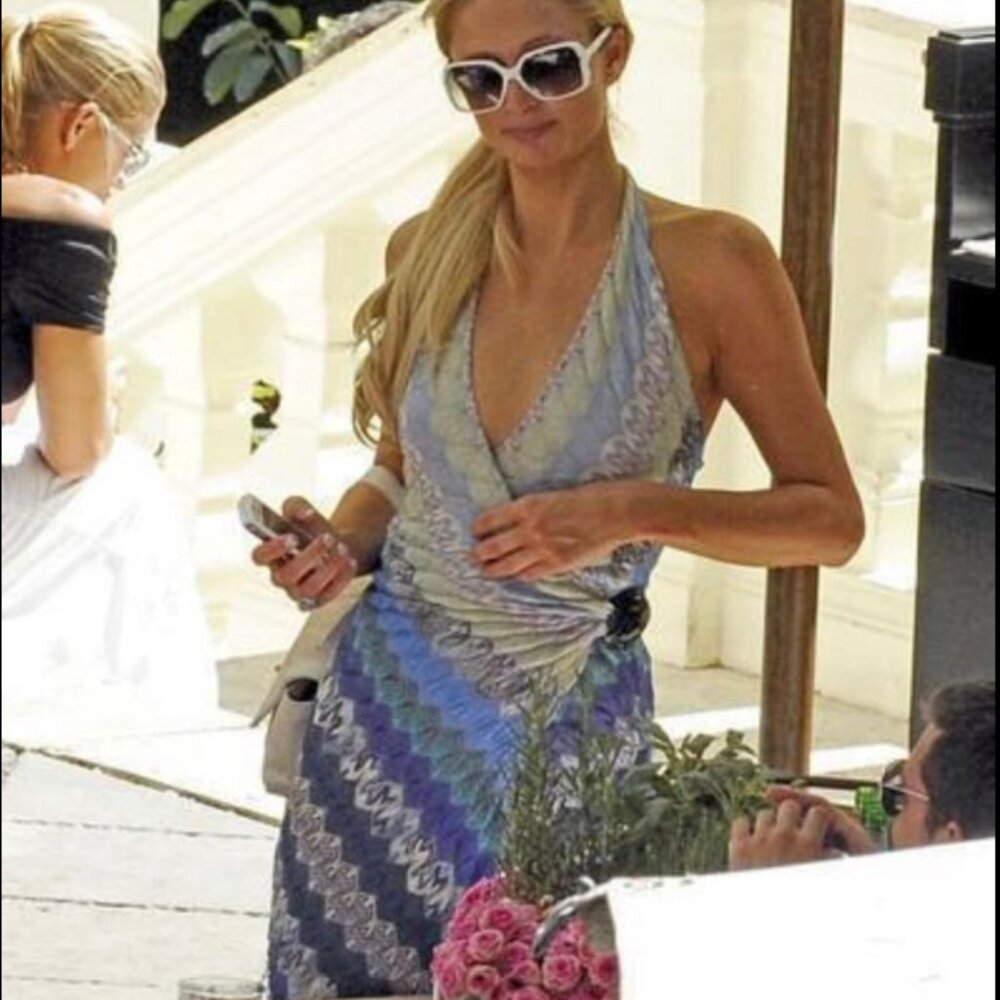 Missoni Blue Wrap Dress